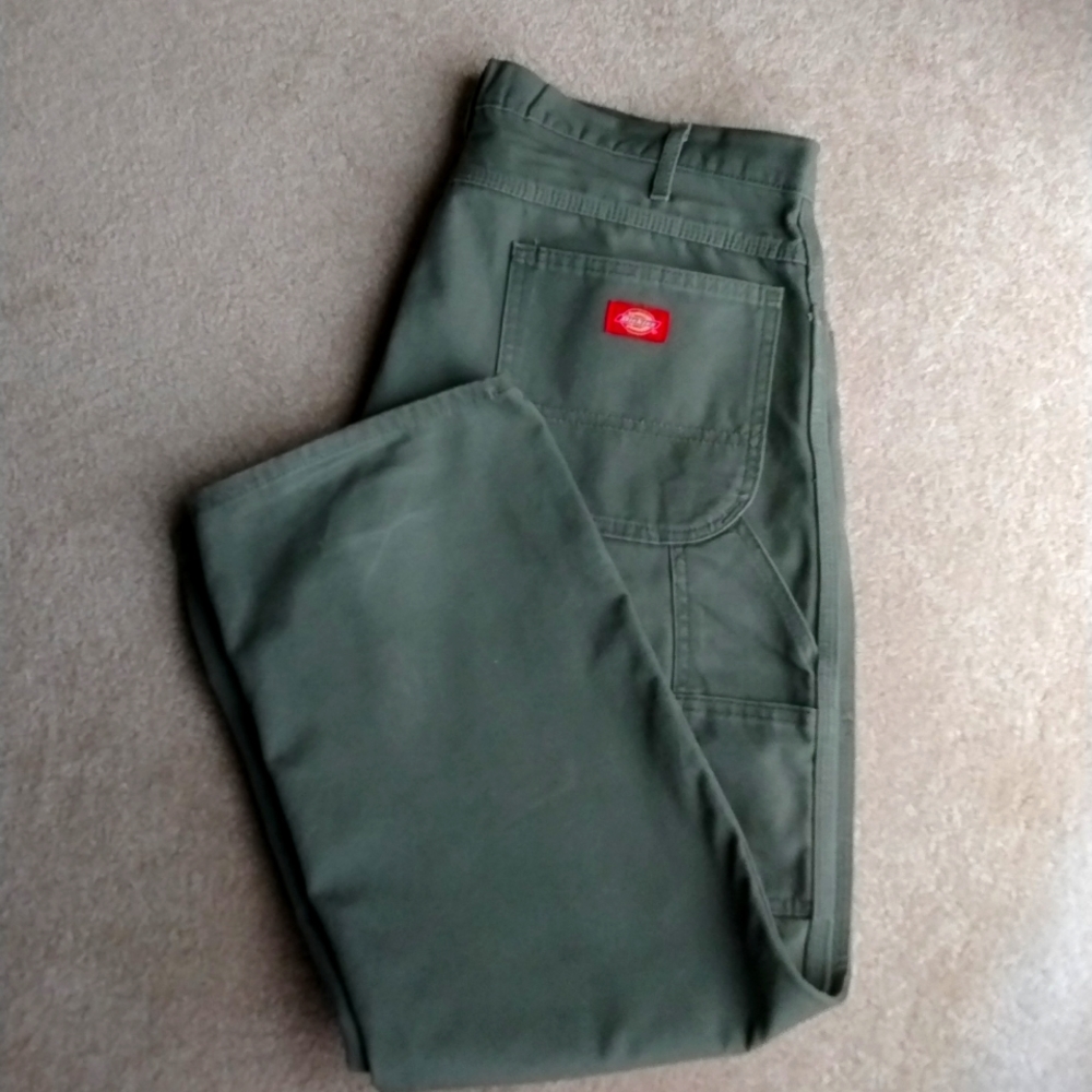 Dickies Carpenter work pants green